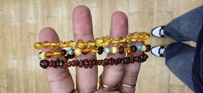 Baltic Amber Bracelet for Baby, Infant, Toddler, Big Kid, Child