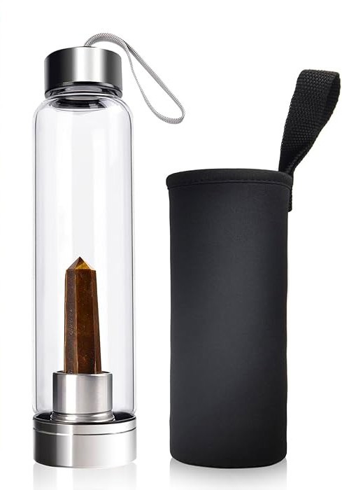 Tiger's Eye Courage Crystal Energized Water