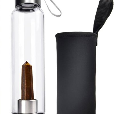 Tiger's Eye Courage Crystal Energized Water