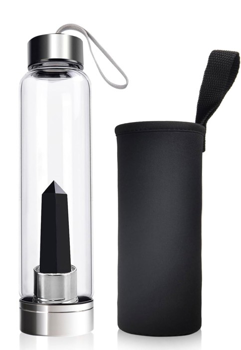 Obsidian protect your energy Crystal Energized Water
