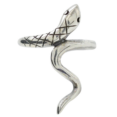 Sterling Silver Chic & Simple Snake Ring