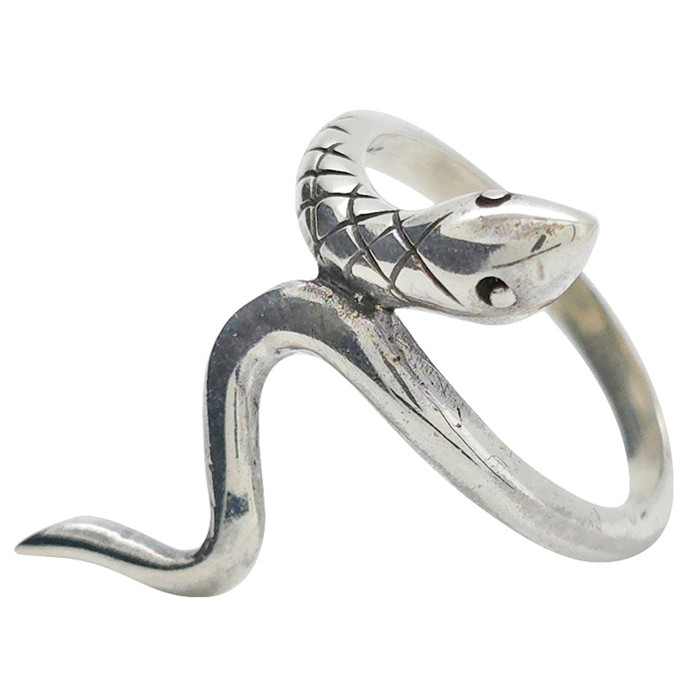 Sterling Silver Chic & Simple Snake Ring