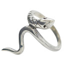  Sterling Silver Chic & Simple Snake Ring