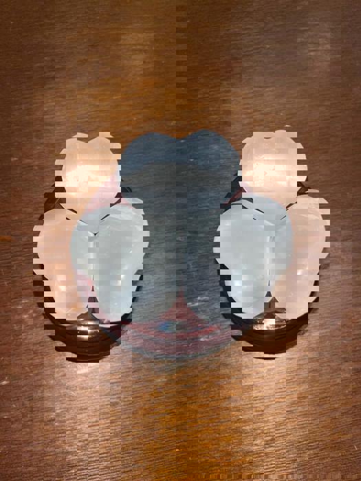 SELENITE Crystal Hearts